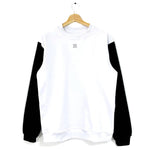 Buzo sin capota Old School Buzo COLOURS FV S Blanco con negro 