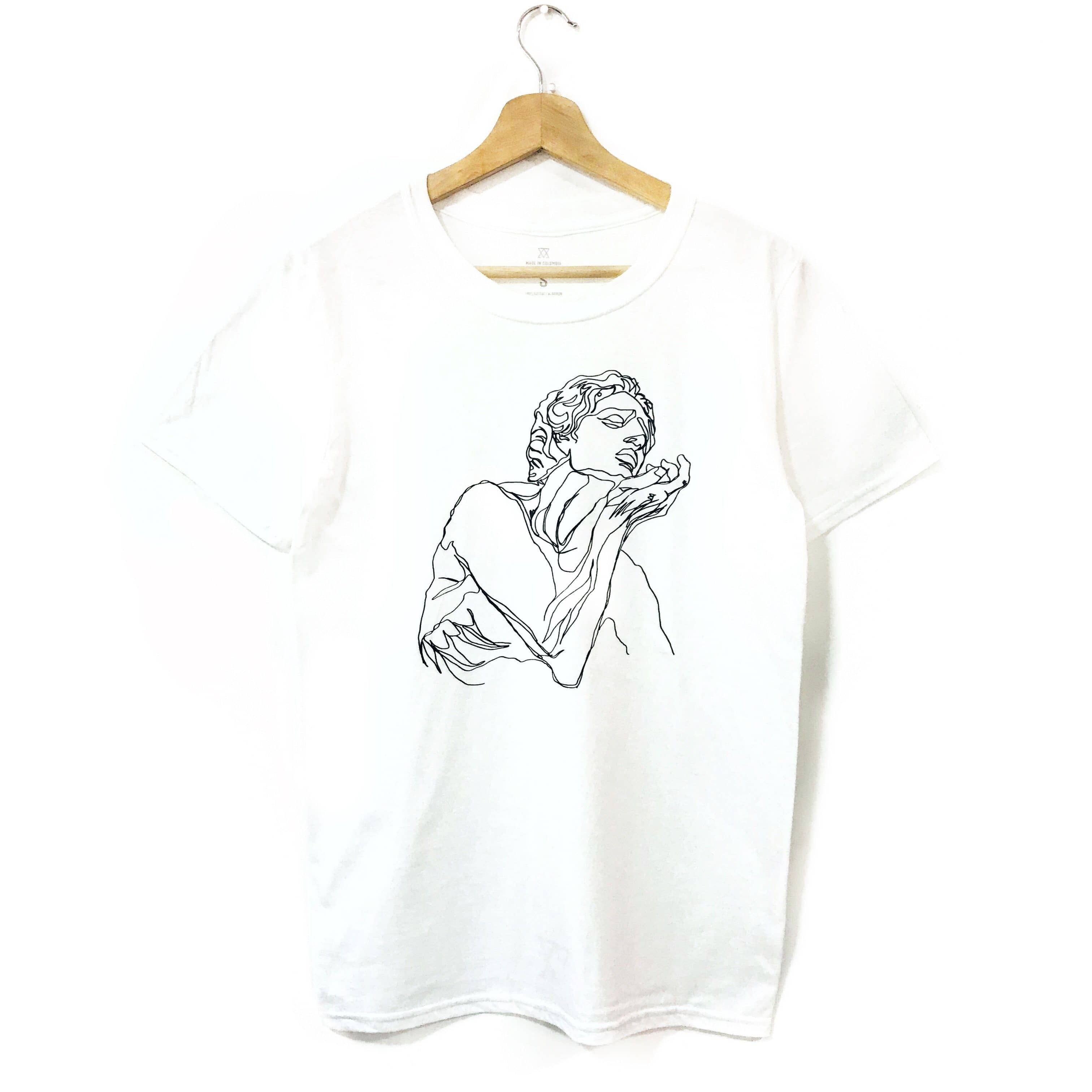 Camiseta Drama Line Camiseta Colours FV S Blanco 