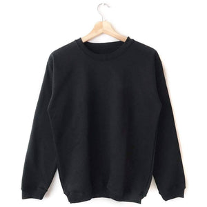 Buzo sin capota Classic Buzo COLOURS FV S Negro 