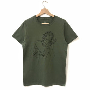 Camiseta Drama Line Camiseta Colours FV S Verde militar 