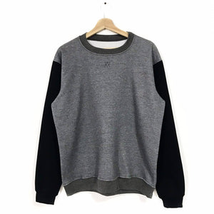 Buzo sin capota Old School Buzo COLOURS FV S Gris oscuro con negro 