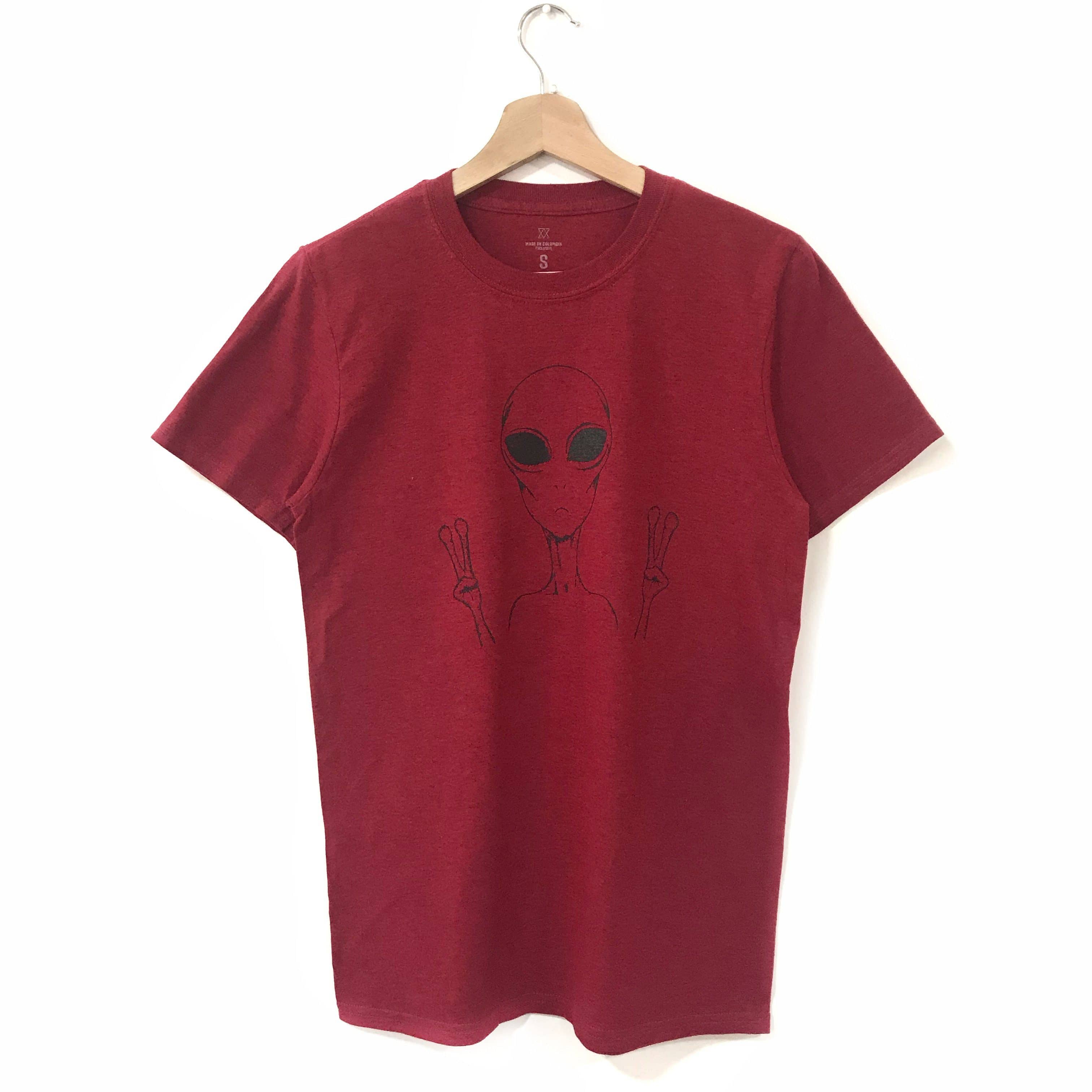 Camiseta Distant Camiseta Colours FV S Rojo sangría 