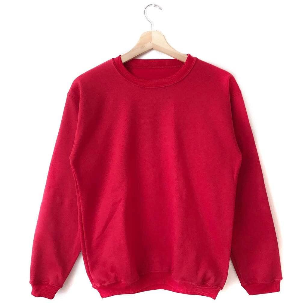 Buzo sin capota Classic Buzo COLOURS FV S Rojo 
