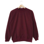 Buzo sin capota Classic Buzo COLOURS FV S Vinotinto 