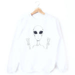 Buzo sin capota Distant Buzo COLOURS FV S Blanco 