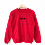 Buzo sin capota Distant Buzo COLOURS FV S Rojo 