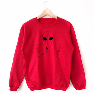 Buzo sin capota Distant Buzo COLOURS FV S Rojo 