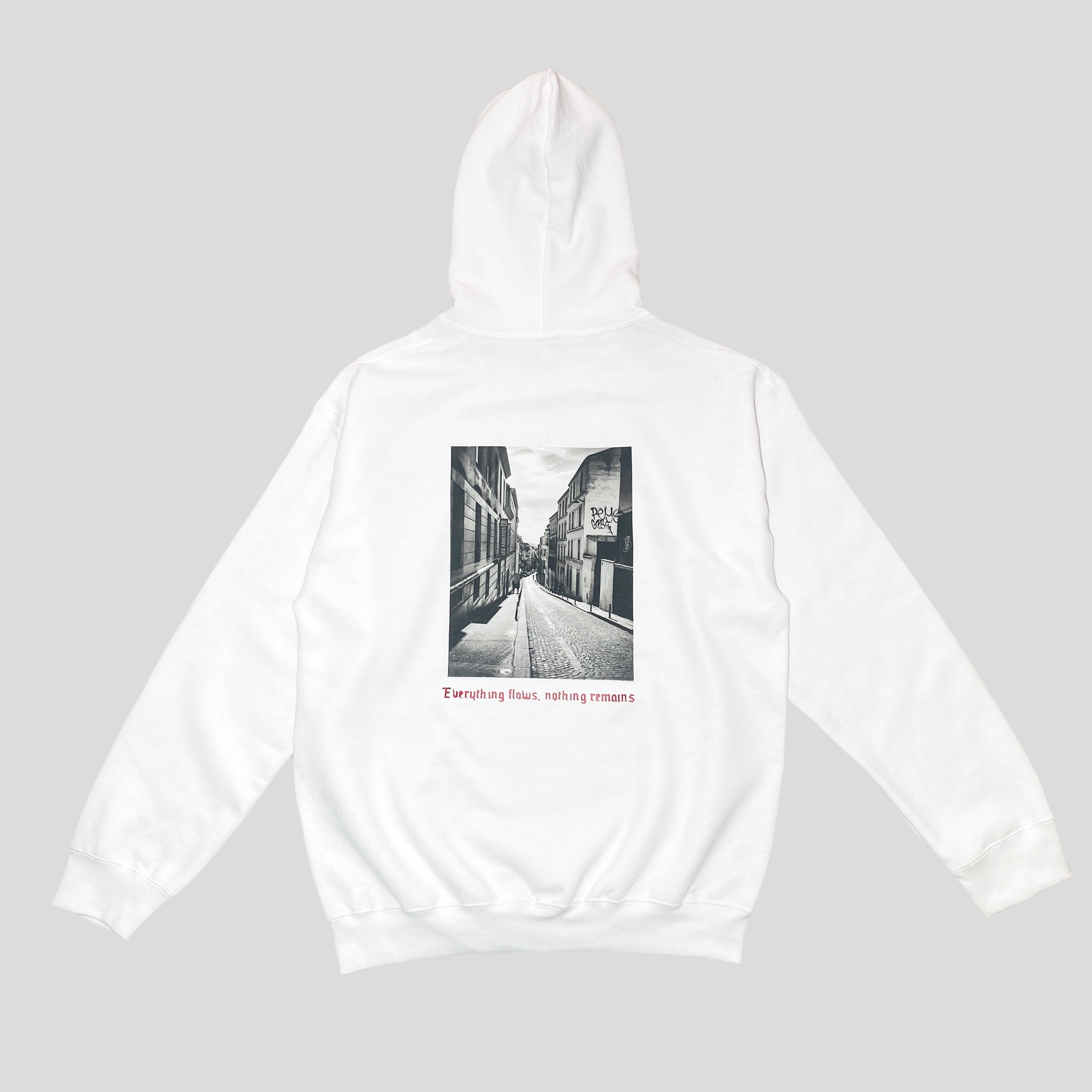 Buzo con capota Remains - white
