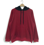 Buzo con capota Old School COLOURS FV S Rojo con negro 