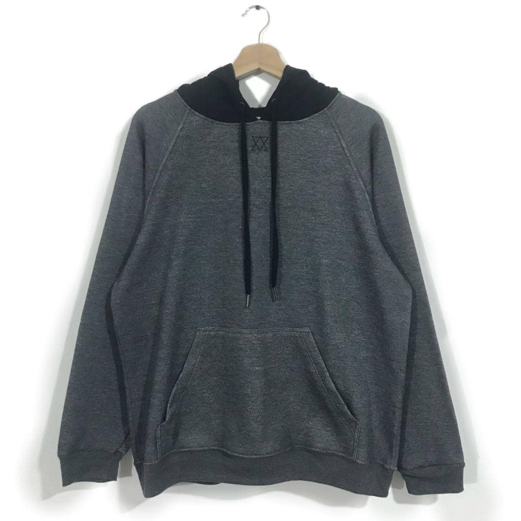 Buzo con capota Old School COLOURS FV S Gris oscuro con negro 
