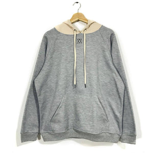 Buzo con capota Old School COLOURS FV S Gris claro con beige 