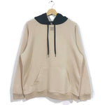 Buzo con capota Old School COLOURS FV S Beige con negro 