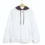 Buzo con capota Old School COLOURS FV S Blanco con vinotinto 