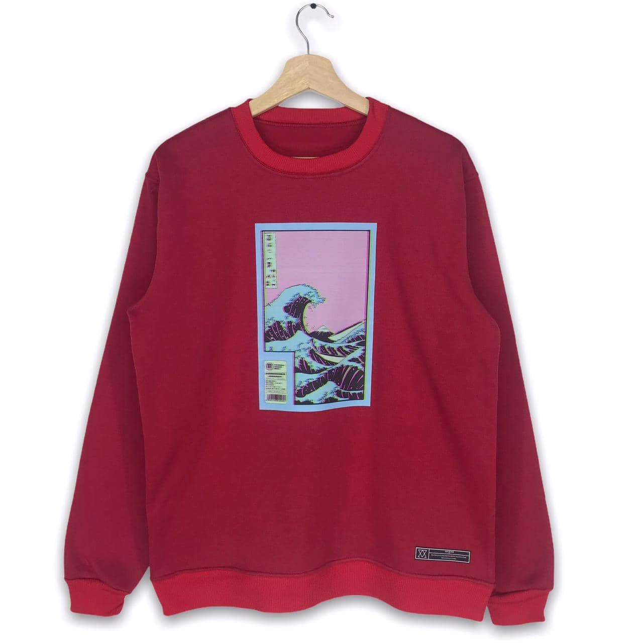 Buzo sin capota Waves Buzo COLOURS FV S Rojo 