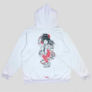 Buzo con capota Geisha